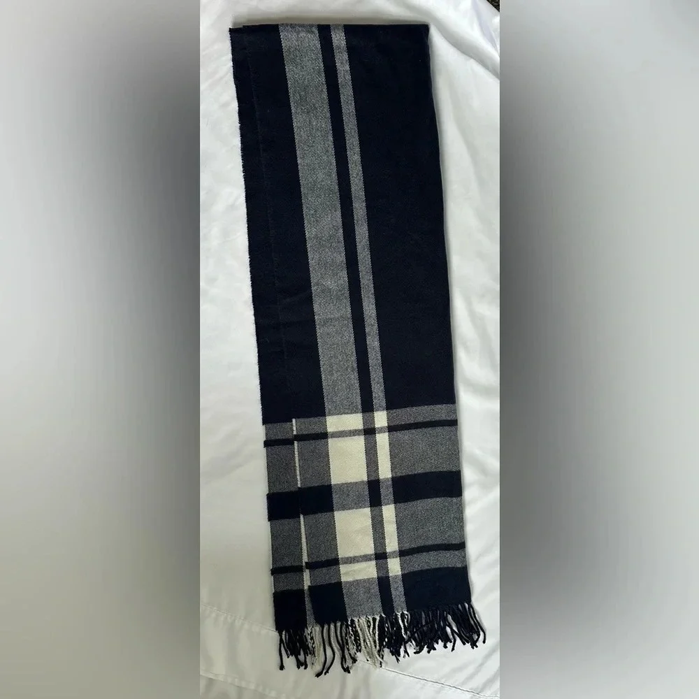 J. Crew Women’s Blue plaid scarf.